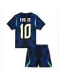 Otroške Nogometnih dresov Brazilija Vinicius Junior #10 Gostujoči SP 2026 Kratki rokavi (+ hlače)